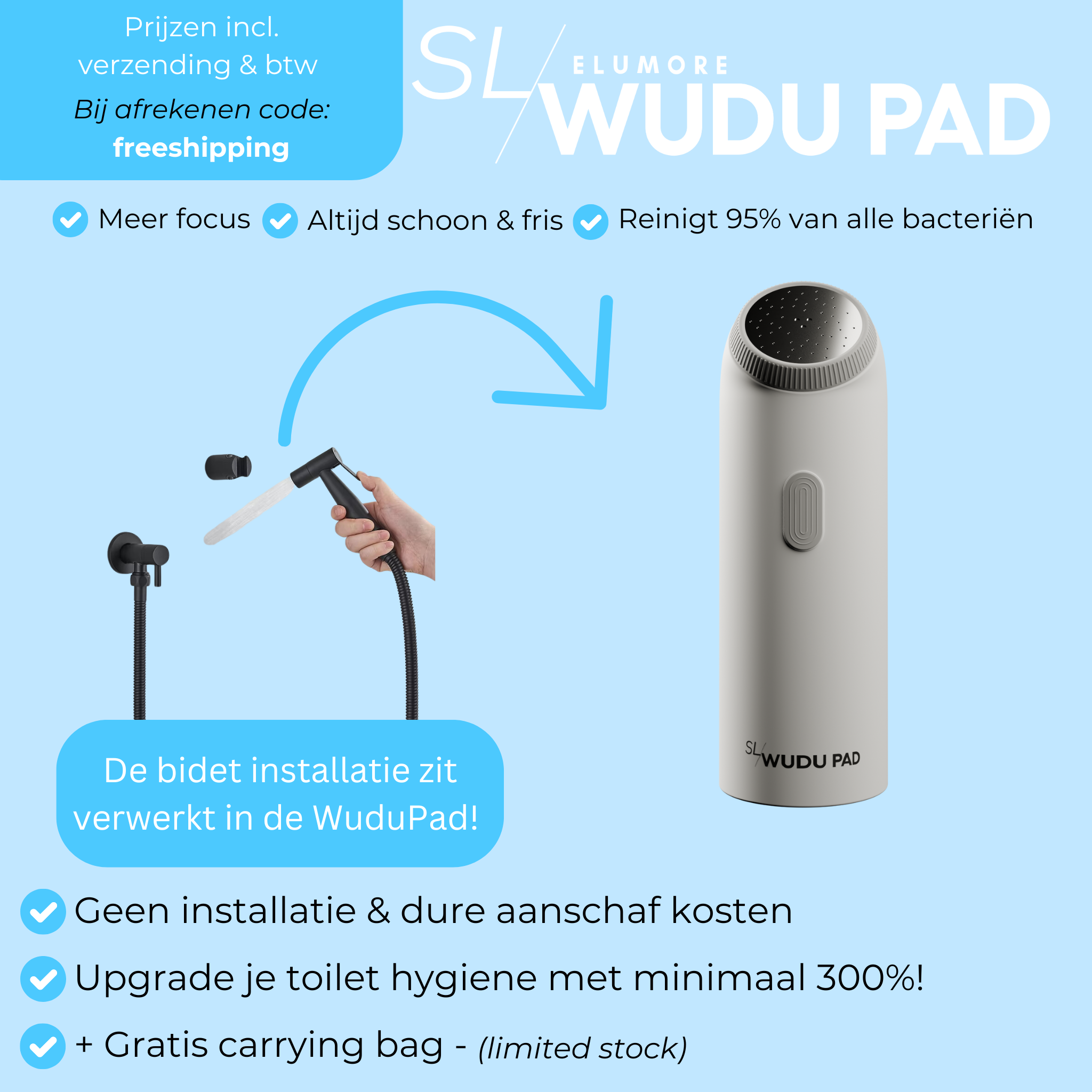 WuduPad + Travel Kit